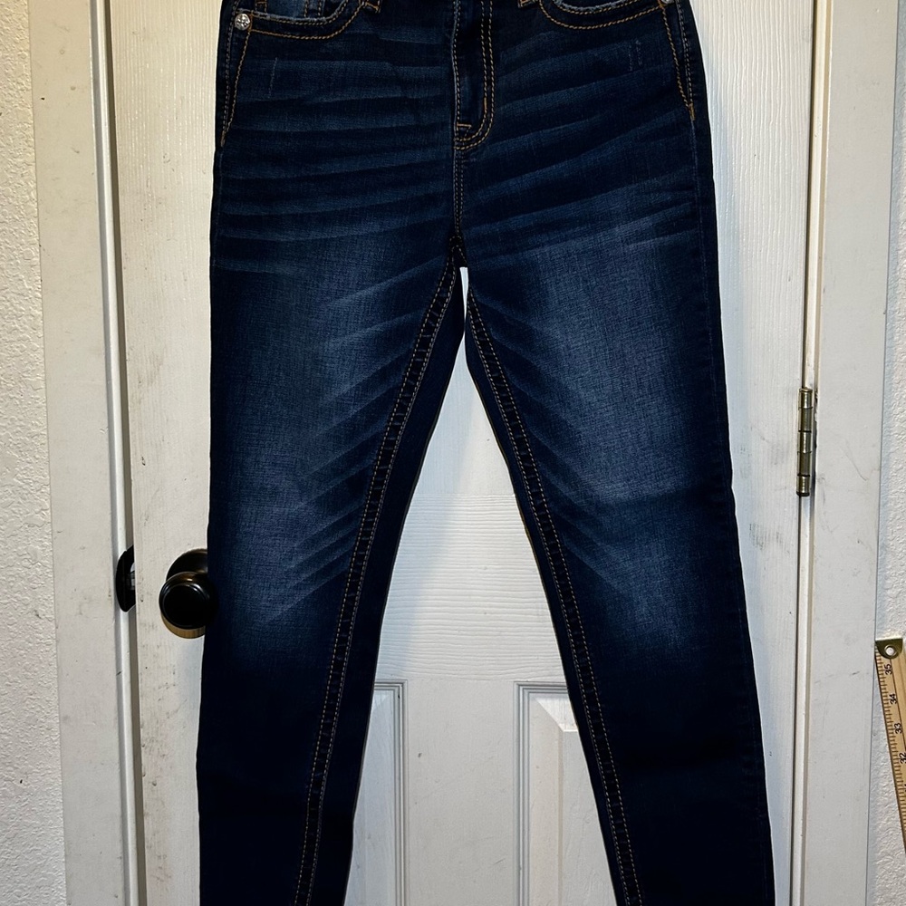 Miss Me Dark Indigo Skinny Jeans